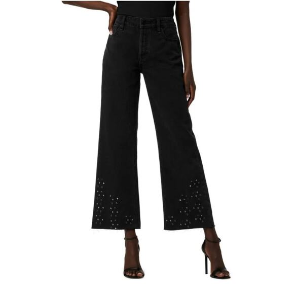 HUDSON Rosie High Rise Wide Leg Ankle Jeans 25 NWT - Picture 1 of 8